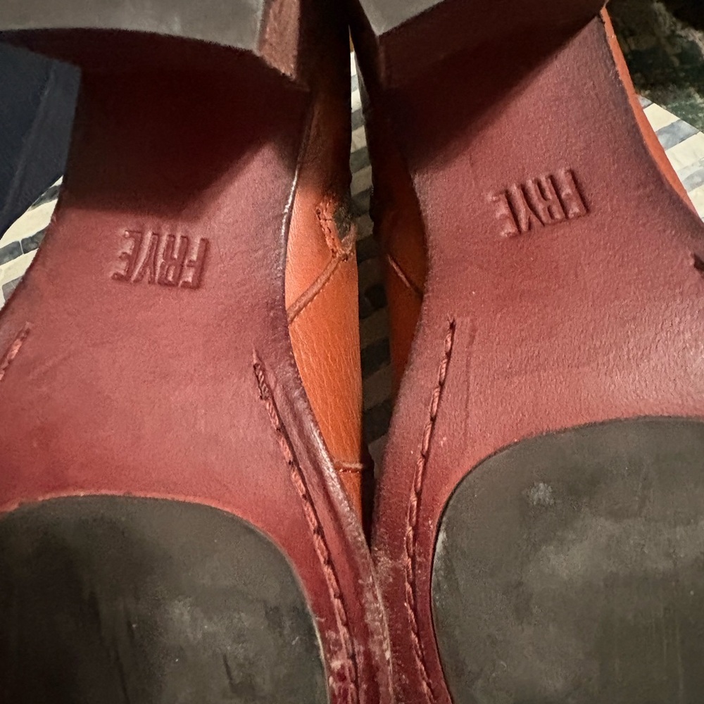 Frye Brown Leather Ankle Booties - Picture 8 of 8